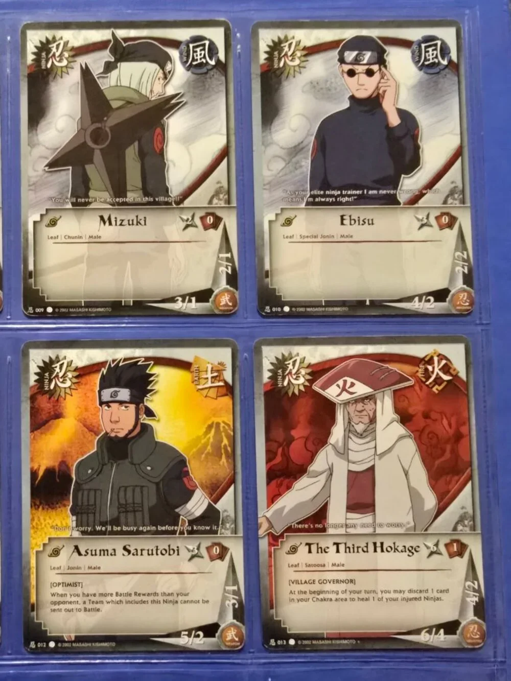 Naruto CCG - Pick Your Cards - Ninja & Client Cards